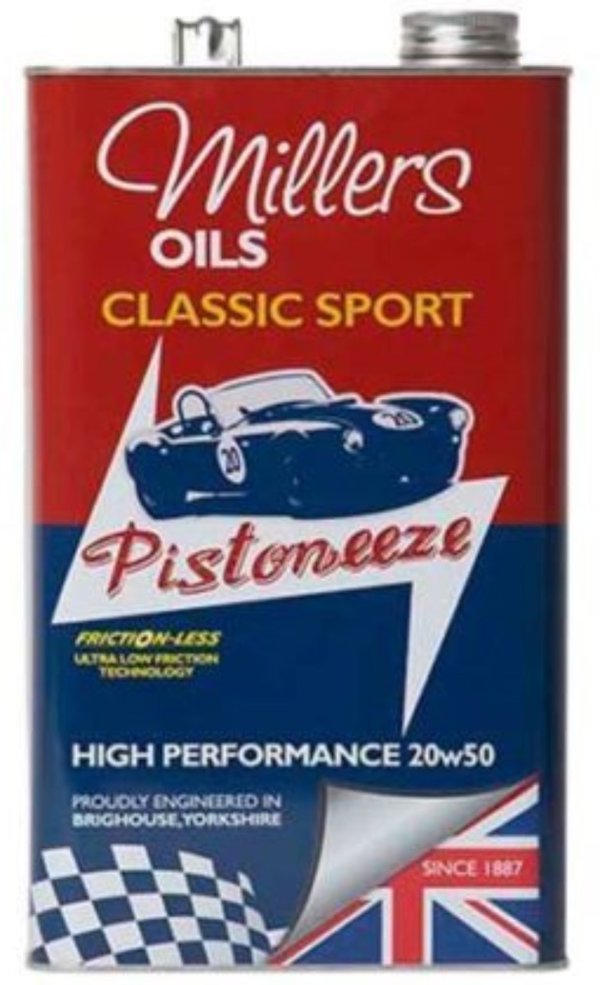 Millers HP Classic 20w50 High Performance Fully Synthetic Engine Oil 5 Litres