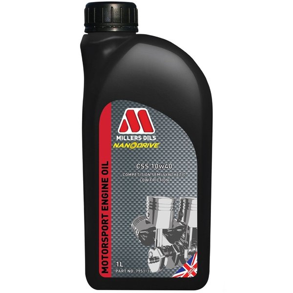 Millers CSS 10W40 Motorsport Semi Synthetic Engine Oil 1 Litres