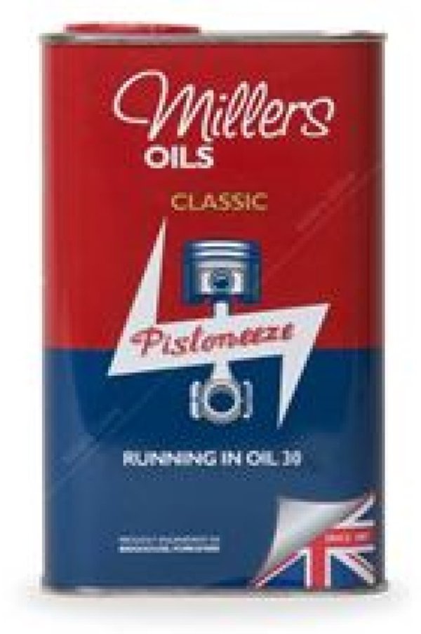 Millers Oils Pistoneeze Classic Running In Oil 30 - 1 L