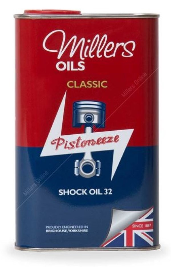 Millers Oils Pistoneeze Classic Medium Shock Oil 32 - 1 Litre