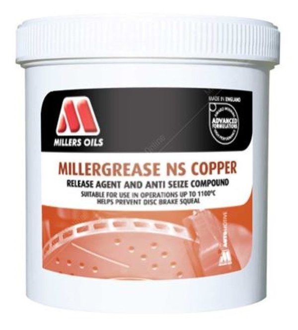 Millers Oils Millergrease NS Copper Anti Seize Compound 500g
