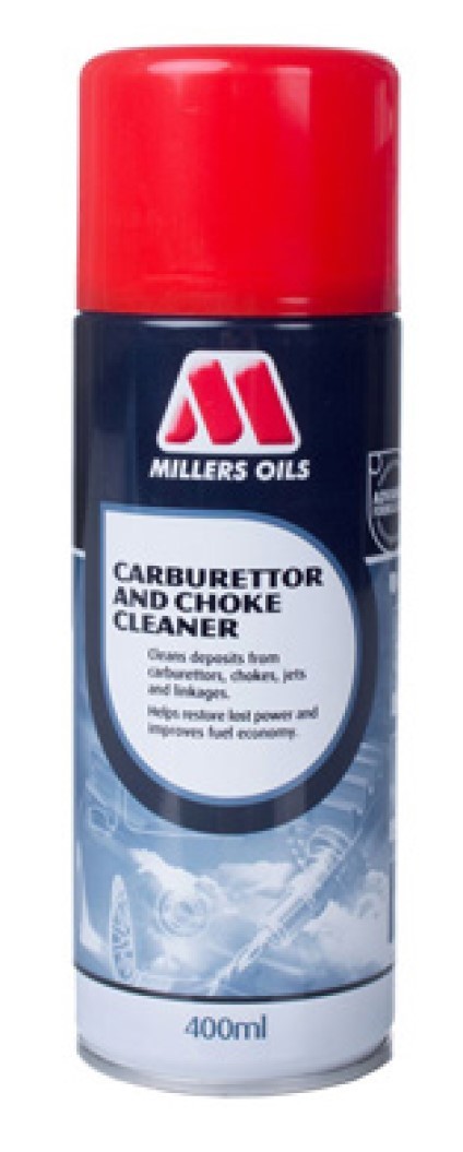 Millers Oils Carburettor and Choke Cleaner 400ml Aerosol