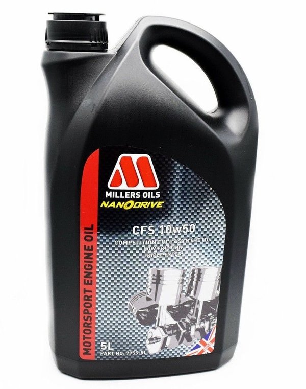Millers Oils CFS 10w-50 Competition Full Synthetic Engine Oil, 5 Litres