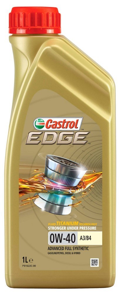 Castrol EDGE TITANIUM 0W-40 A3/B4 Synthetic Engine Oil, 1 Litre