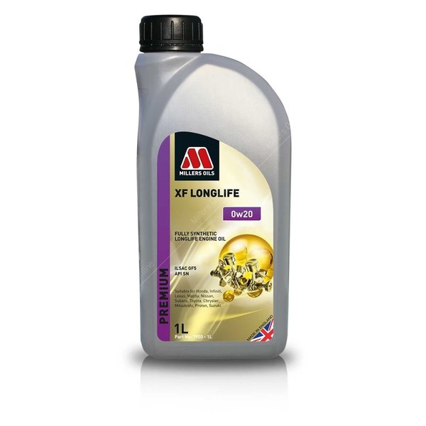 Millers Oils XF Longlife 0w20 Fully Synthetic Engine Oil API-SN 1 Litre