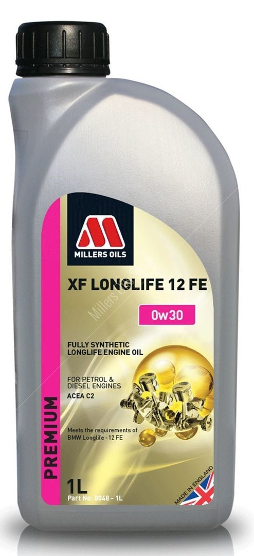 Millers Oils XF Longlife 12 FE 0w30 C2 Fully Synthetic Engine Oil 1 Litre