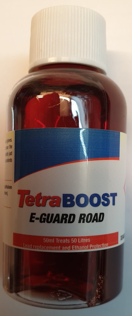 TetraBOOST E-Guard Road, potassium-based lead replacement, octane booster 50ml