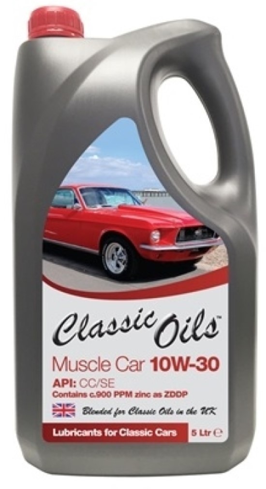 Classic Oils Muscle Car 10W-30 Engine Oil 900 PPM Zinc