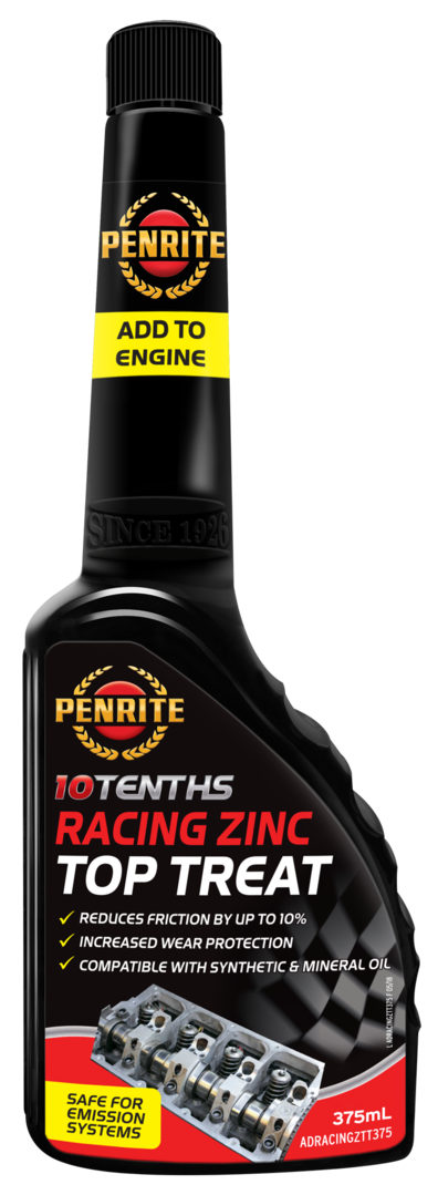 Penrite 10Tenths Racing Zinc Top Treat, OZW Engine Oil Friction Additive 375ml