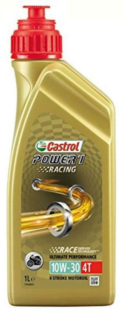 Castrol POWER 1 Racing 4T 10W-30 Fully Synthetic Motorcycle Engine Oil, 1 Litre