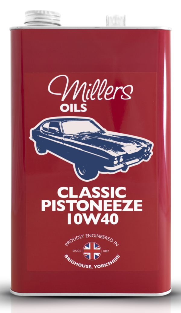 Millers Oil Classic Pistoneeze 10w40 Mineral Engine Oil, 5 Litres