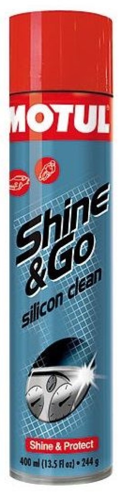 Motul Shine & Go Spray Silicone Spray Plastic Cleaner Care Spray Aerosol, 400 ml