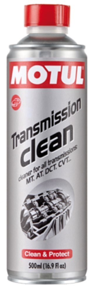 Motul Transmission Clean, use in Manual or Auto CVT DCT AT Transmissions, 500 ml