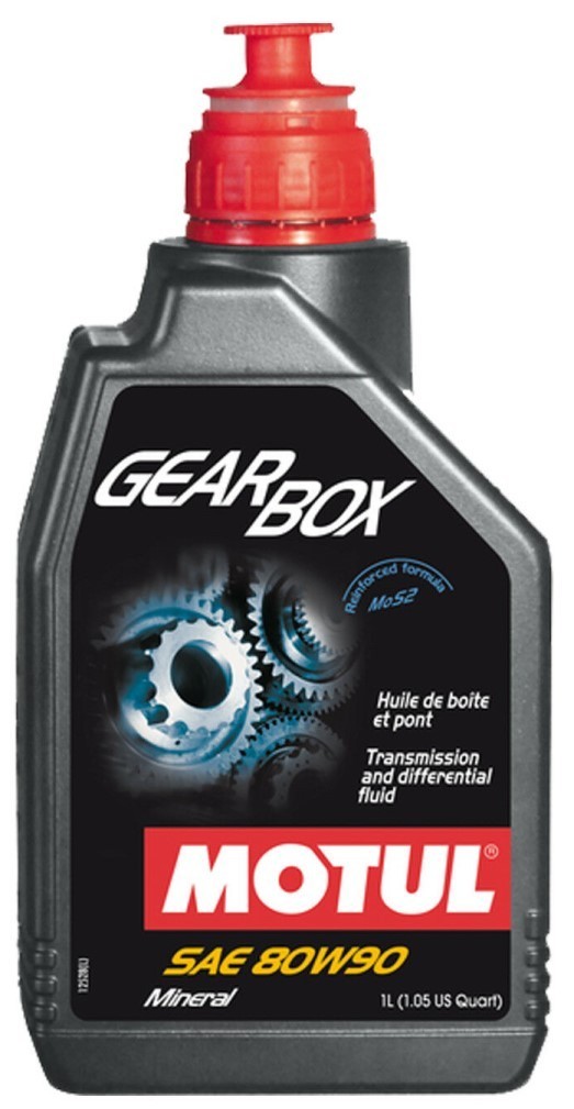 Motul GearBox 80W90 Mineral Gear Box & Differential Rear Axle Oil GL4 GL5, 1 Litre