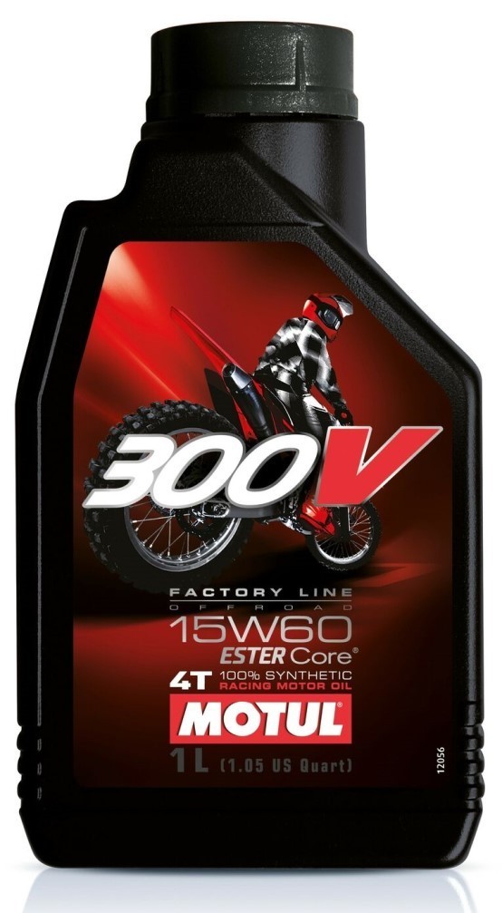 Motul 300V Factory Line 15W60 Ester Fully Synthetic Engine Oil, Off Road, 1 Litre