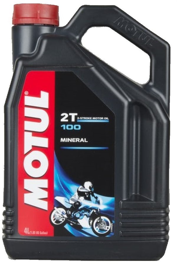 Motul 100 MOTOMIX 2T Lubricant Oil For 2 Stroke Engines, pre-mix or direct inj, 4 Litres