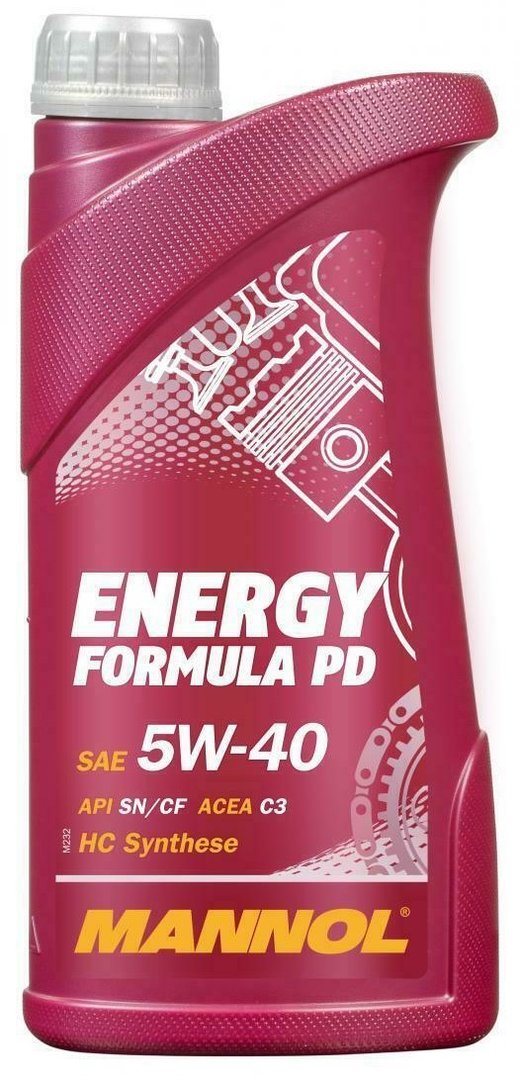 Mannol Energy Formula PD 5W40 C3 Fully Synthetic Engine Oil 502.00 505.01 229.51, 1 Litre