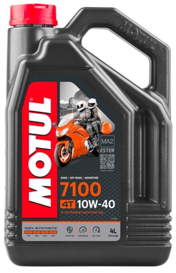 Motul 7100 4T 10W40 Fully Synthetic Engine Oil, 4 Litres