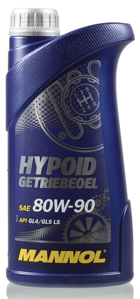 Mannol Hypoid 80W90 GL4 GL5 Gear Oil, Extreme Pressure EP, Limited Slip LS, 1 Litre