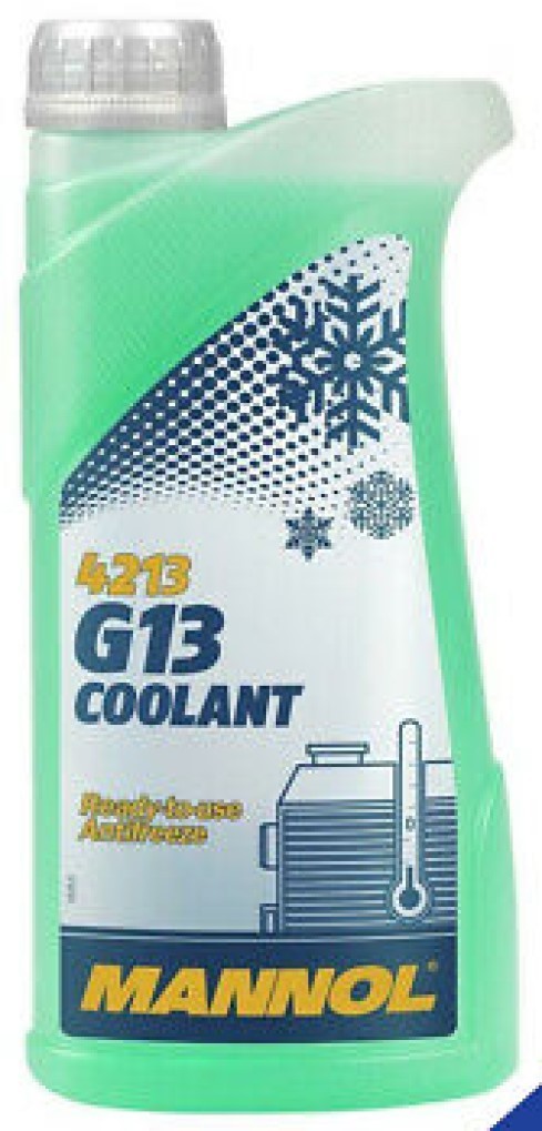 Mannol G13 Ready to use Antifreeze Coolant, G13, HOAT, 1 Litre