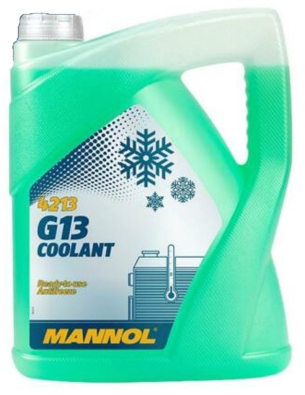 Mannol G13 Ready to use Antifreeze Coolant, G13, HOAT, 5 Litres