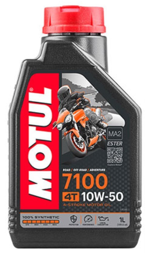 Motul 7100 4T 10W50 Fully Synthetic Engine Oil, 1 Litre