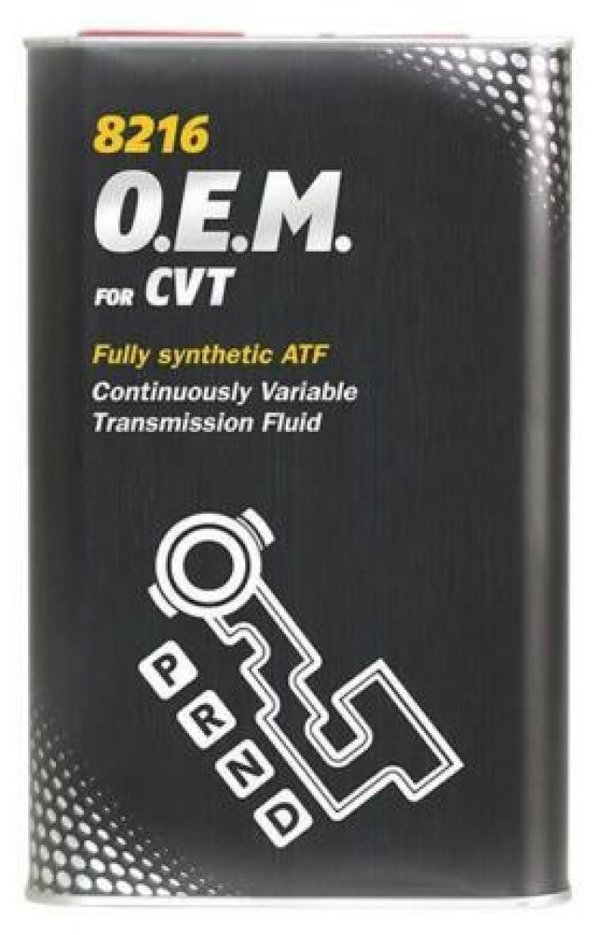 Mannol OEM for CVT, Fully Synthetic Automatic Transmission Fluid ATF Oil for CVT, 1 Litre