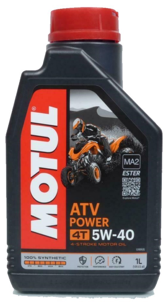 Motul ATV Power 4T 5W40 High Performance Fully Synthetic Engine Oil, 1 Litre