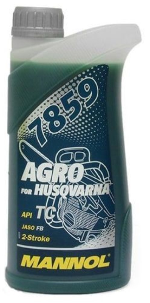 Mannol Agro for Husqvarna 2T, 2-Stroke Chain Saw Oil, API TC, JASO FB, 1 Litre