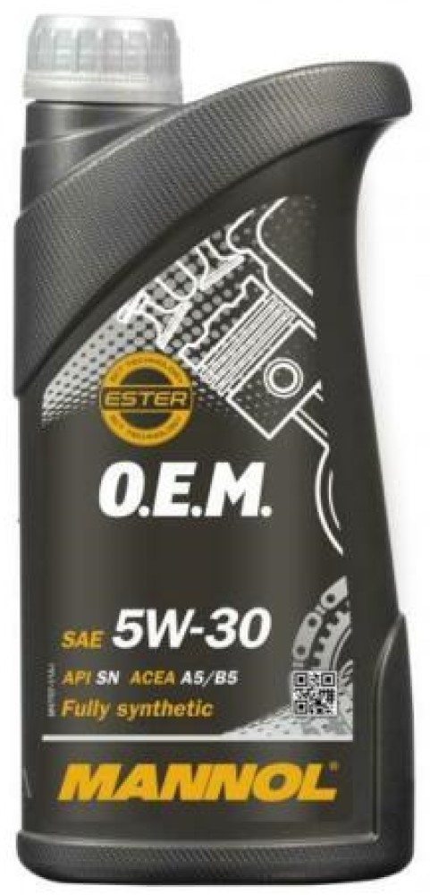 Mannol OEM Ford Volvo 5W30 A5 B5 Fully Synthetic Engine Oil, WSSM2C913D, 1 Litre