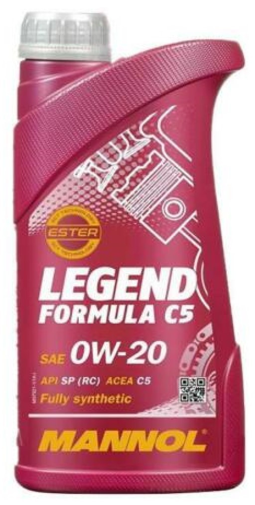 Mannol Legend Formula C5 0W20 C5 Fully Synthetic Ester Engine Oil, RBS0-2AE, 1 Litre