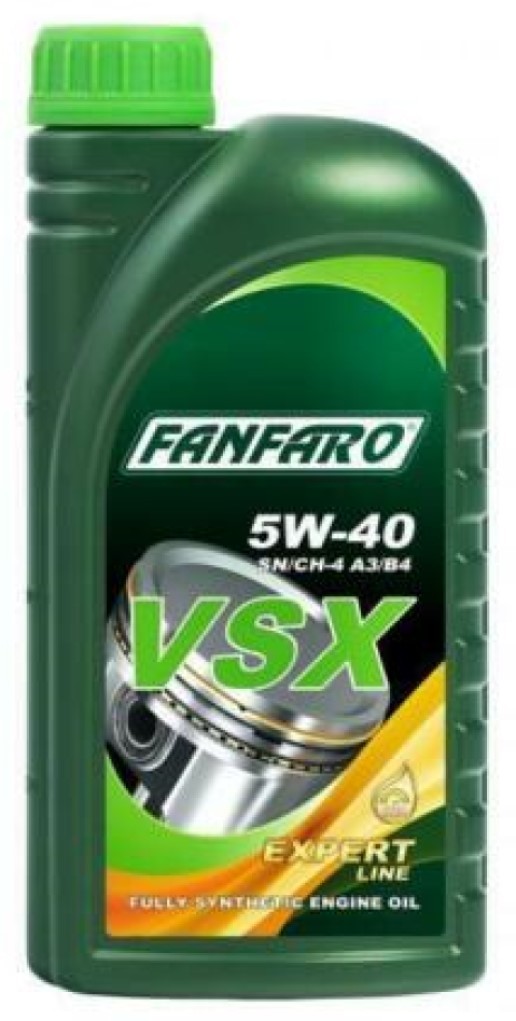 FANFARO VSX 5W40 A3/B4 Fully Synthetic Ester Engine Oil, LL01 WSS-M2C917-A, 1 Litre