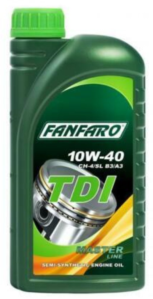 FANFARO TDI 10W40 A3/B3 Semi Synthetic Engine Oil, 501 01 505 00, 1 Litre