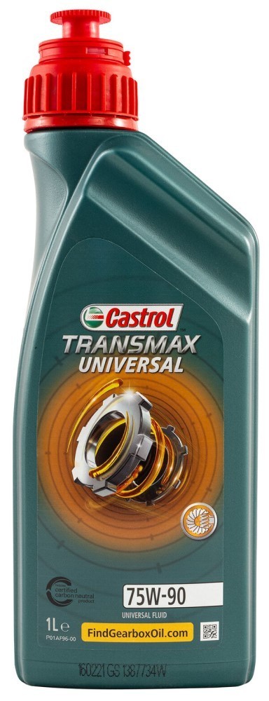 Castrol Transmax Universal 75W90 GL4 GL5 MTF Transmission Gear Oil, 1 Litre