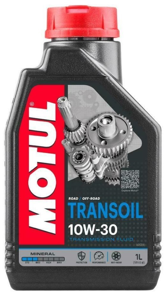 Motul Transoil 10W-30 10W30 Gearbox Oil Wet Clutch Transmission Fluid, 1 Litre