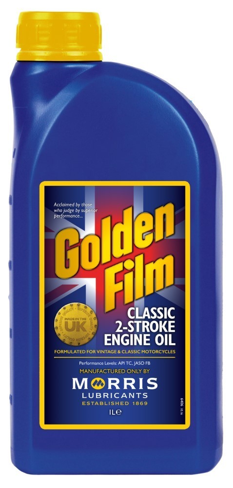 Morris Lubricants Golden Film Classic 2-Stroke Engine Oil, 1 Litre