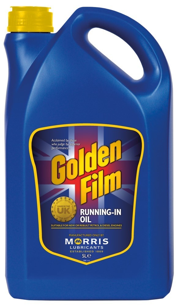 Morris Lubricants Golden Film Running In Engine Oil, 5 Litres