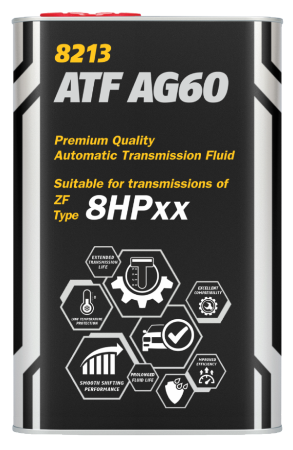 Mannol ATF AG60 Fully Synthetic Automatic Transmission Fluid ATF Oil, 4 Litres
