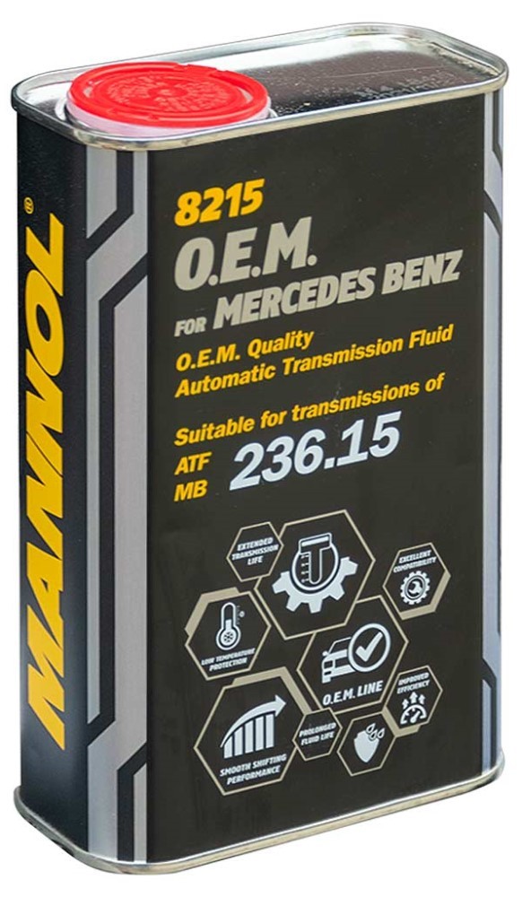 Mannol OEM for Mercedes Benz 236.15 Synthetic Automatic Transmission Fluid ATF, 1 Litre