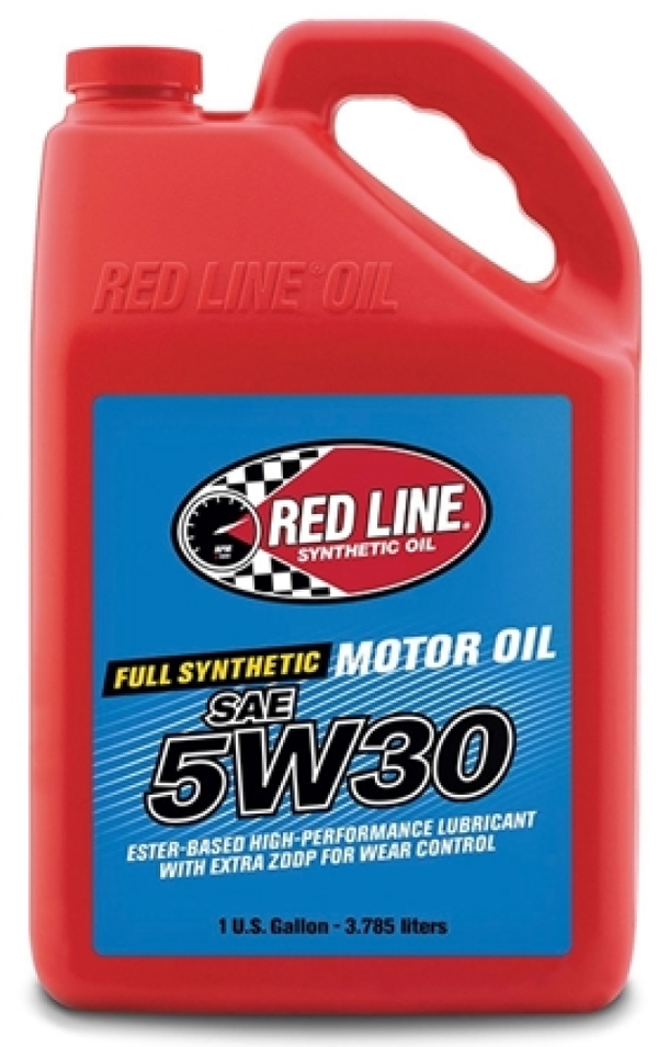 Red Line 5W30 A3 B3/B4 Ester Based High Performance Engine Oil with extra ZDDP, 1 US Gallon (3.78 L)