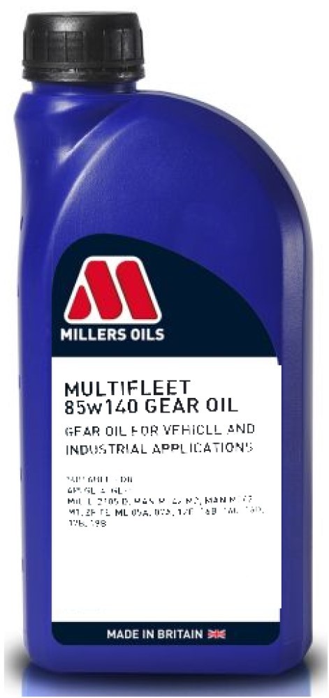Millers Oils Multifleet 85W140 GL4 GL5 Gear Oil, 1 Litre