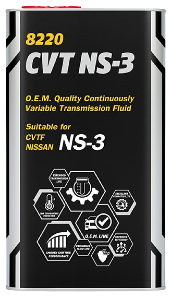 Mannol CVT NS-3 OEM Quality Continuously Variable Transmission Fluid, 1 Litre