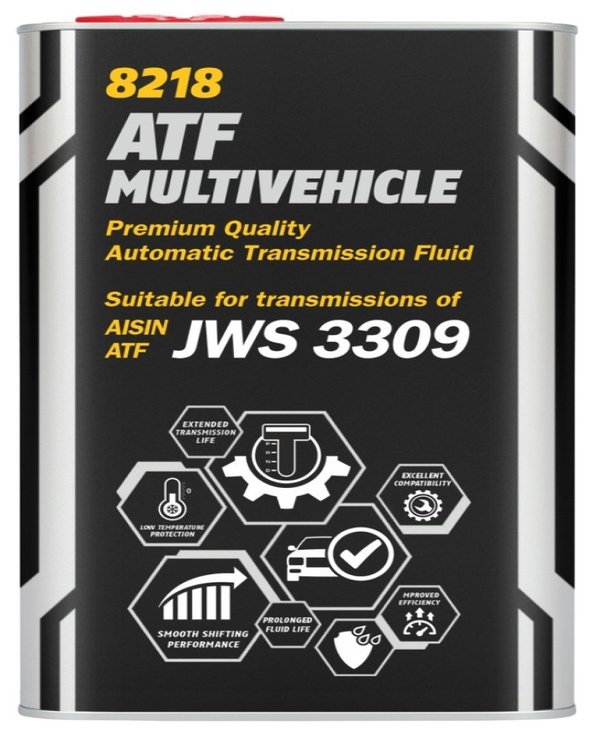 Mannol Multivehicle JWS 3309 Synthetic Automatic Transmission Fluid ATF, JWS33, 4 Litres