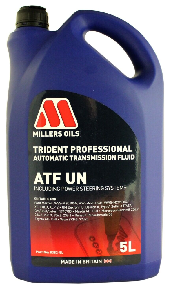 Millers Oils Trident Professional ATF UN Automatic Transmission Fluid, 5 litres